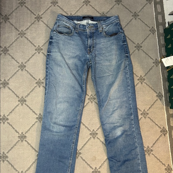 Fidelity Light Blue Denim Jimmy Slim Straight Jeans - Picture 1 of 10